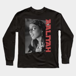 aaliyah classic style Long Sleeve T-Shirt